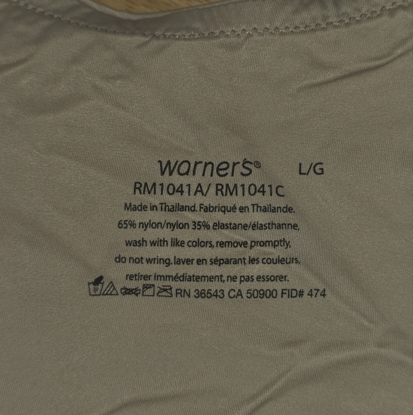 Warner's Wireless Lightly Lined Comfort Bra Size Large - Picture 3 of 7